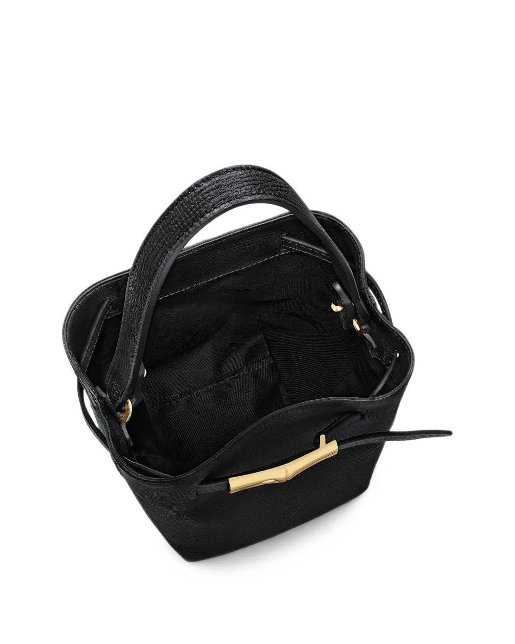 Longchamp Black Le Smart Xs Bucket Bag
