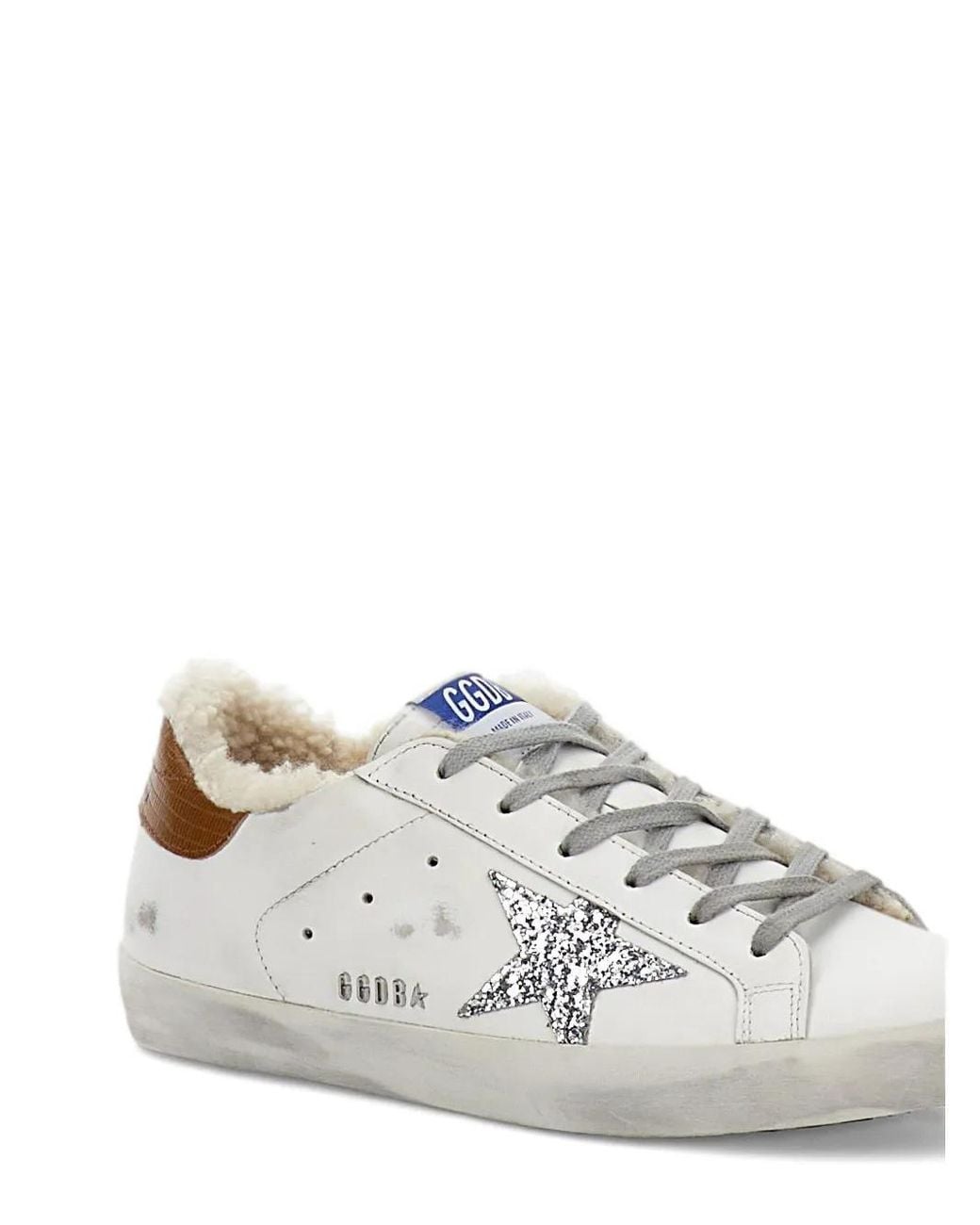 Golden Goose Deluxe Brand White Super Star Sneakers