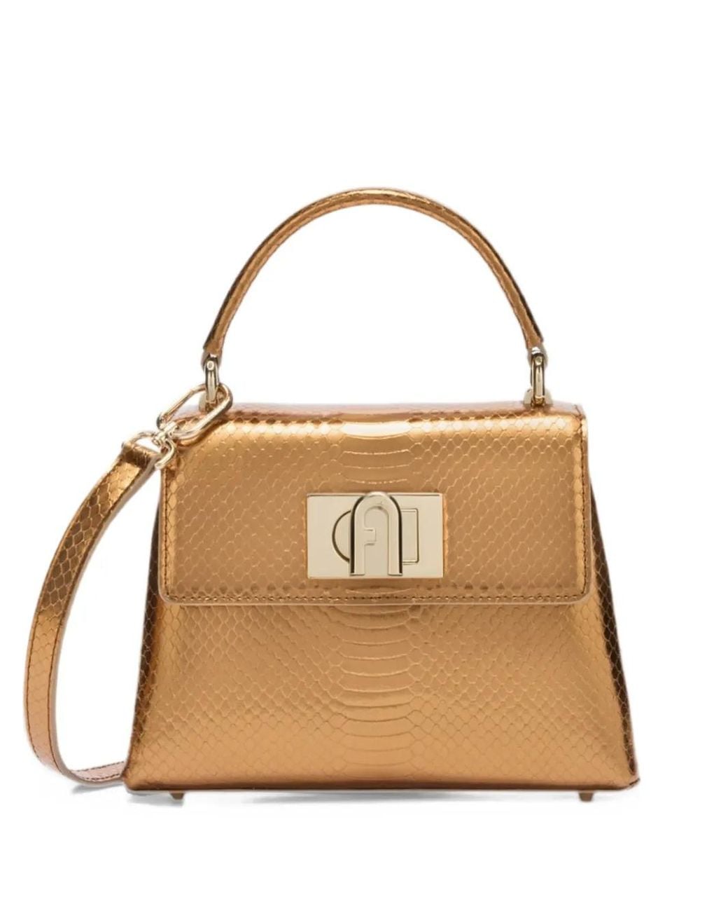 Furla Metallic 1927 Top-Handle Mini Bag
