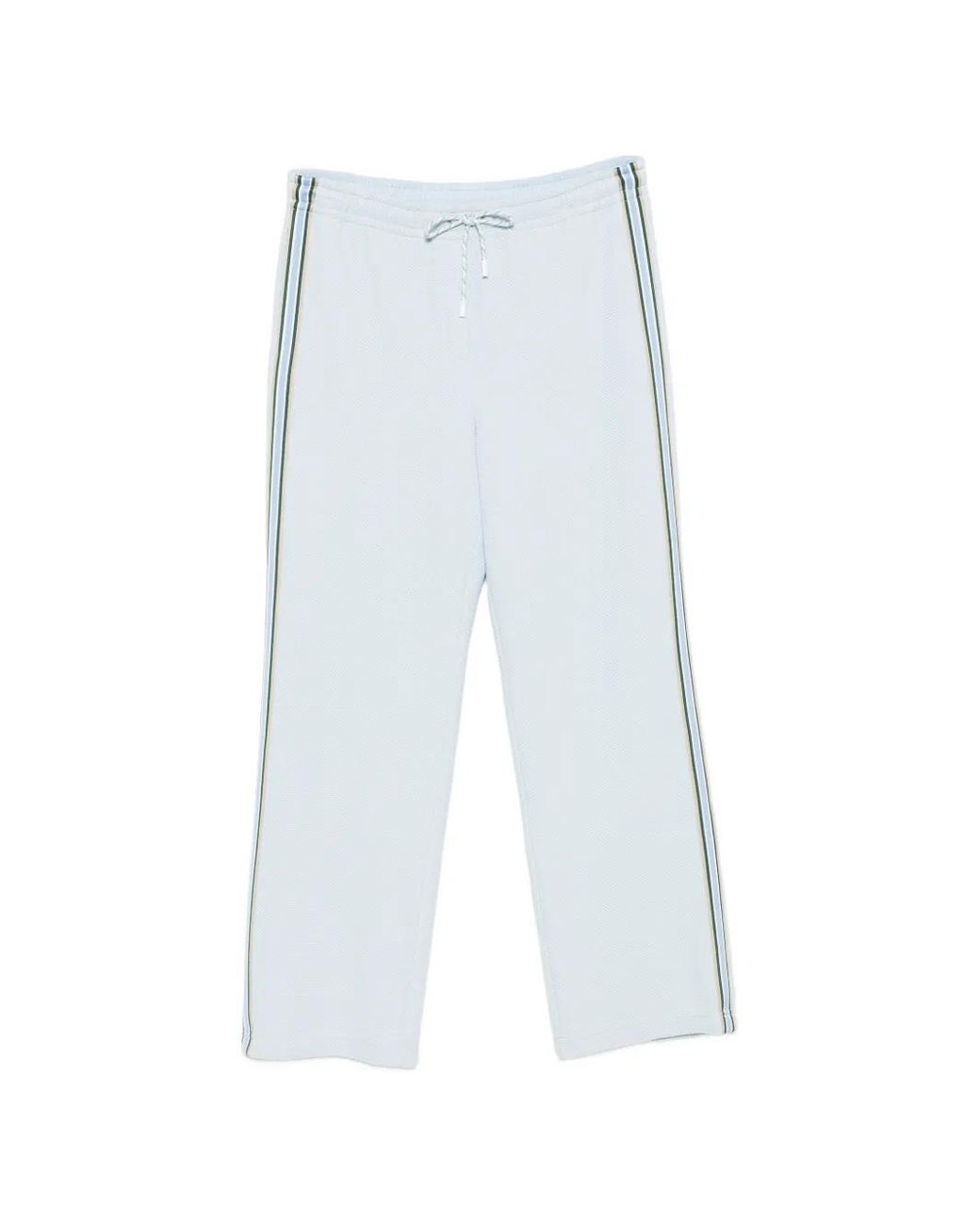 Marc Cain White Side-Stripe Track Pants