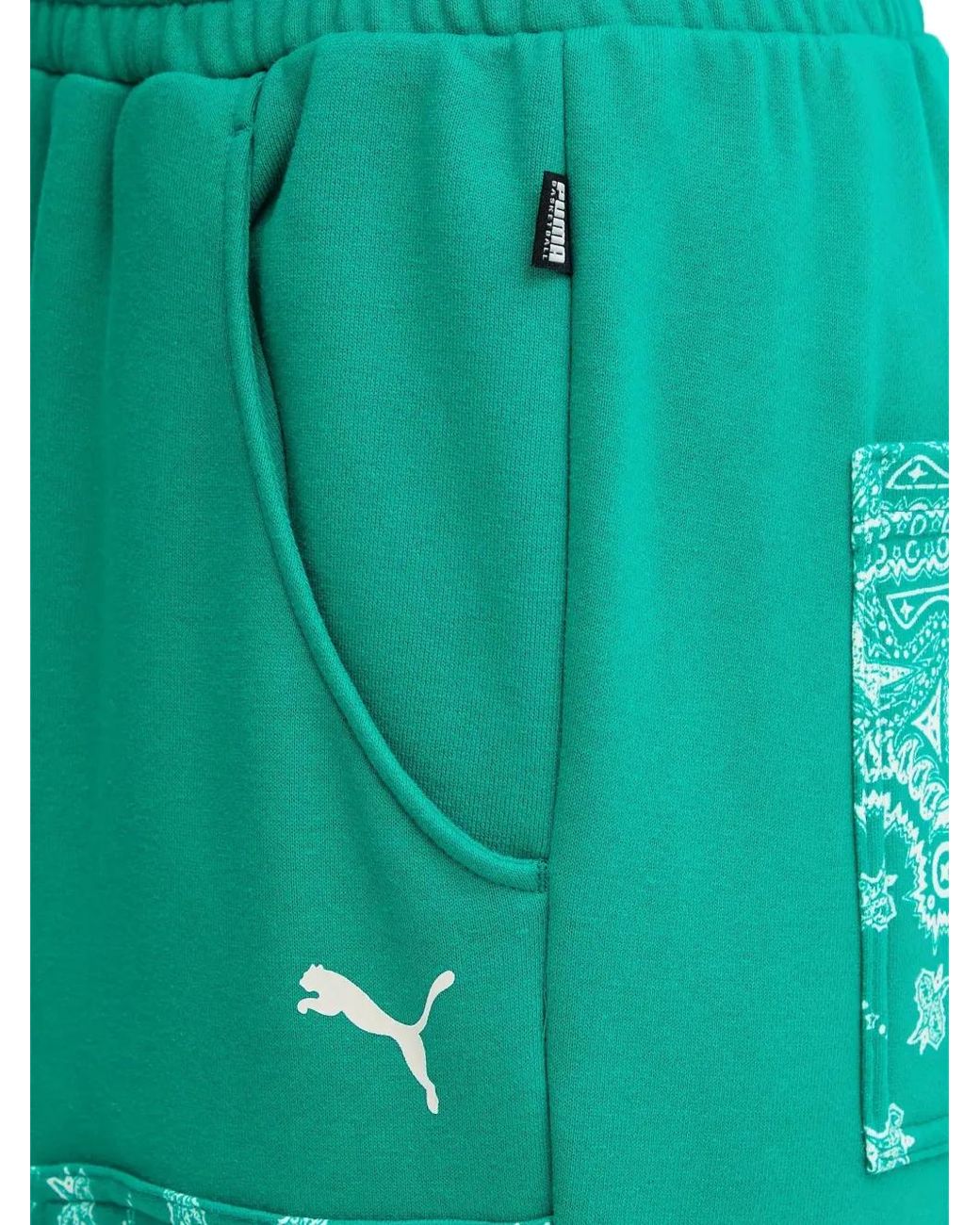 PUMA Green Shooting Stars Track Pants