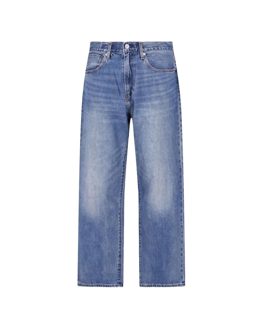 Levi's Blue Faded Straight-Leg Jeans for men