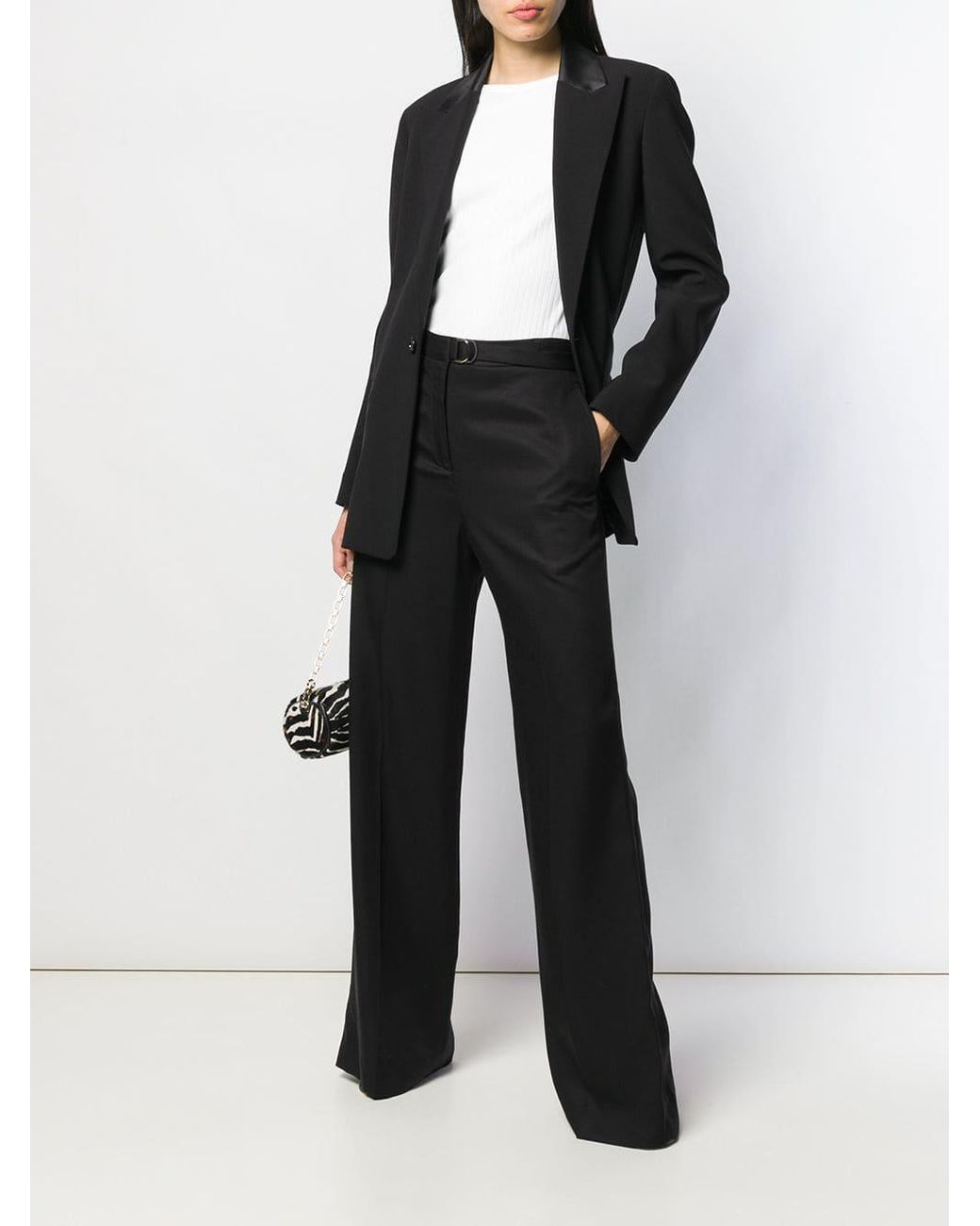 Sandro Roxanne Loose-fit Trousers in Black | Lyst