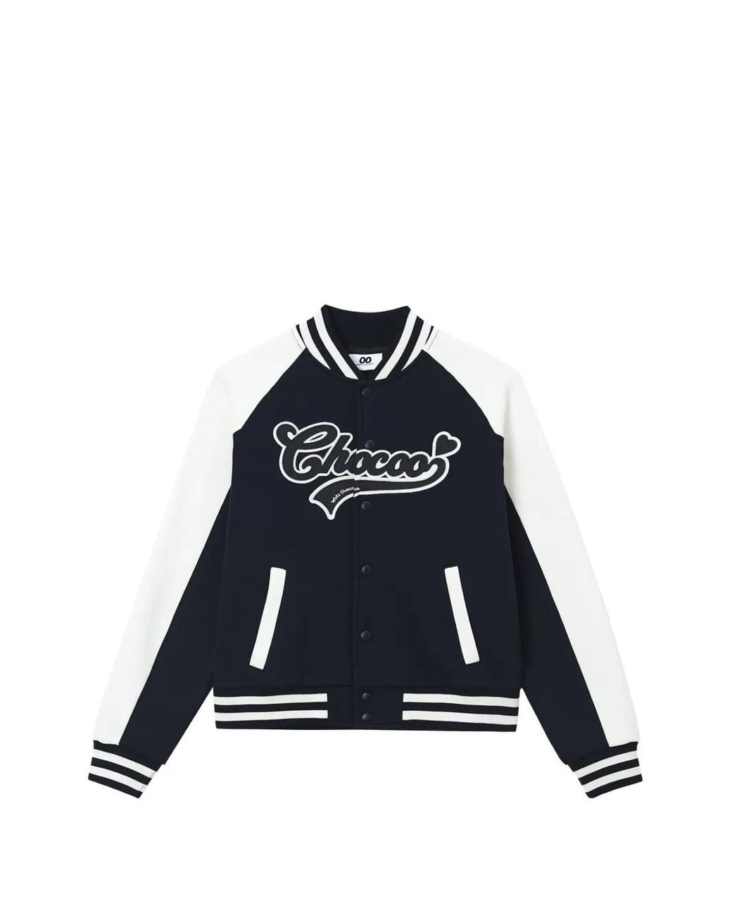 Chocoolate Blue Logo-Embroidered Colour-Block Sweatshirt