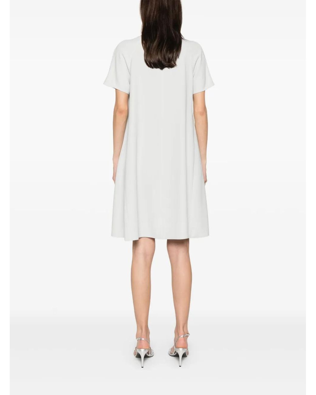 Emporio Armani Gray Cady Short Dress