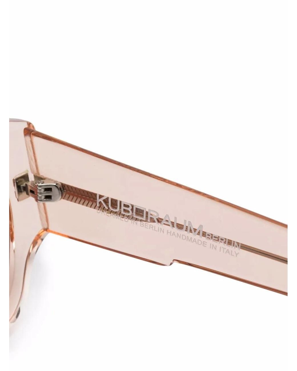 Kuboraum Pink Lunettes De Soleil C8 Bicolores À Monture Carrée