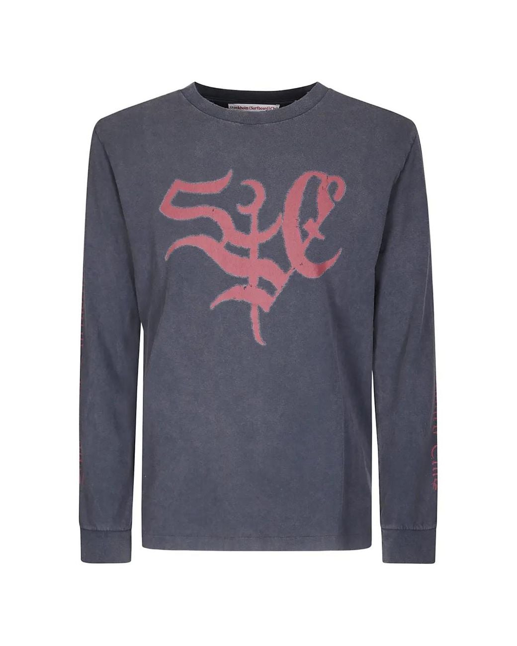 Stockholm Surfboard Club Blue House Graphic-Print T-Shirt for men