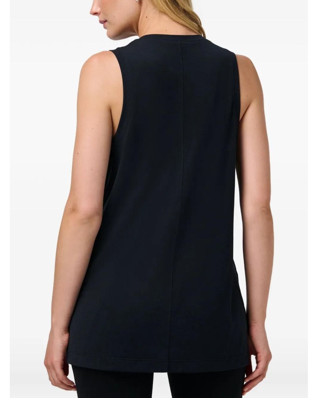 Sweaty Betty Black Side-Slit Tank Top
