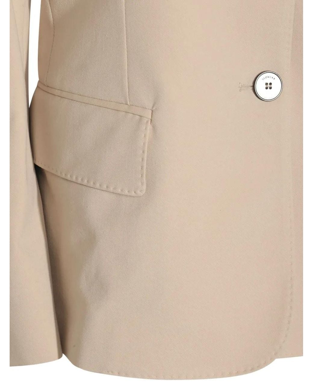 Montedoro Natural Single-Breasted Blazer