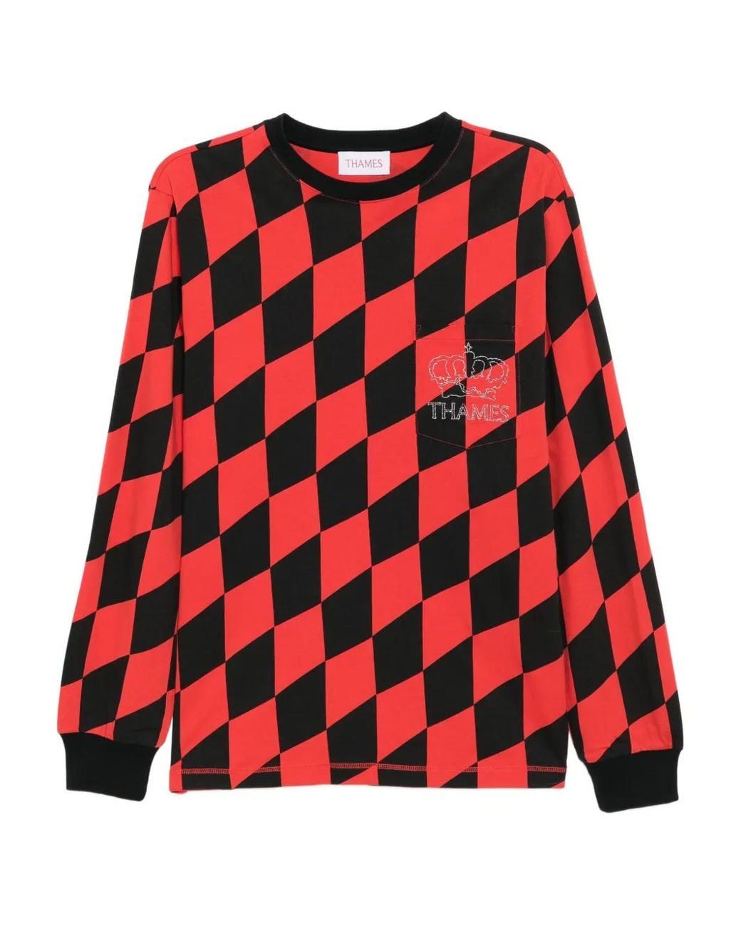 Thames MMXX Red Monégasque T-Shirt for men