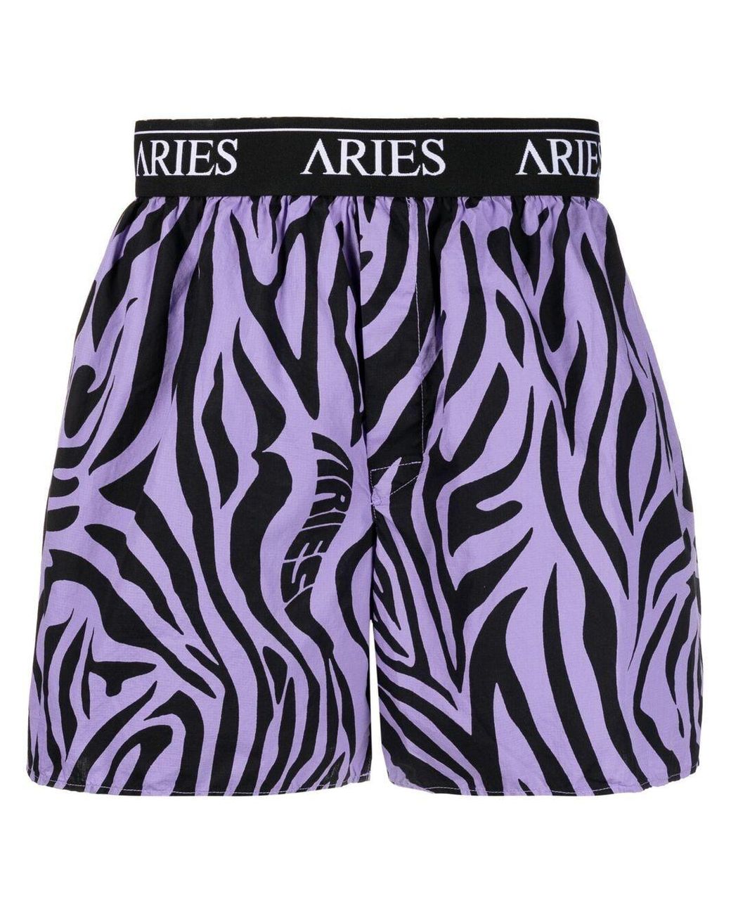 Aries Zebra-print Boxers in Purple for Men | Lyst