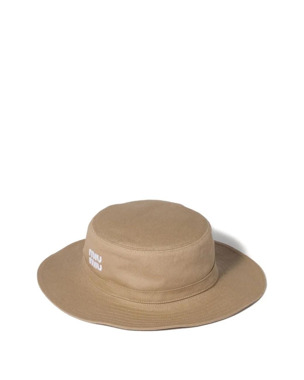 Miu Miu Brown Drill Hat