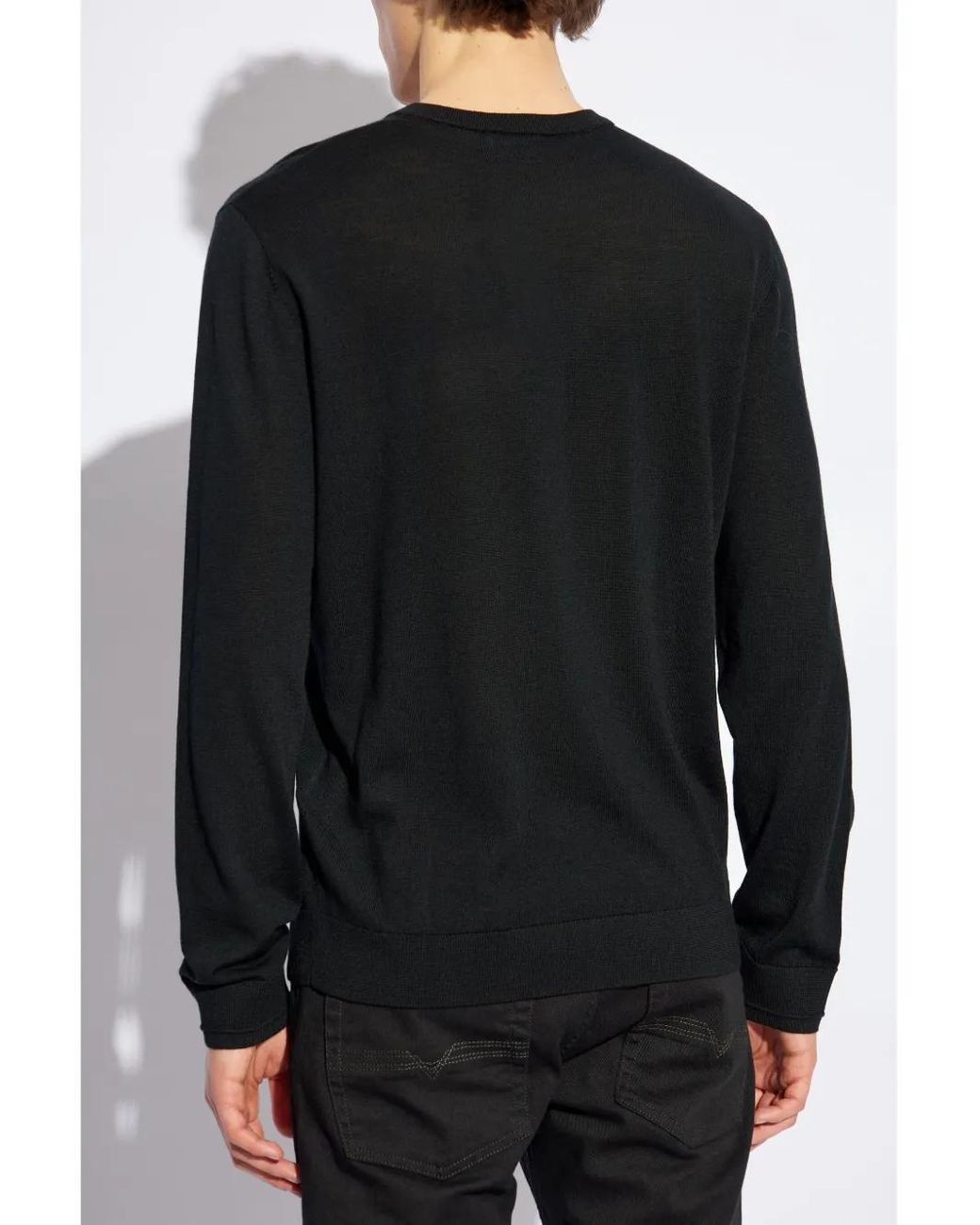 DIESEL Black K-Verim Sweater for men