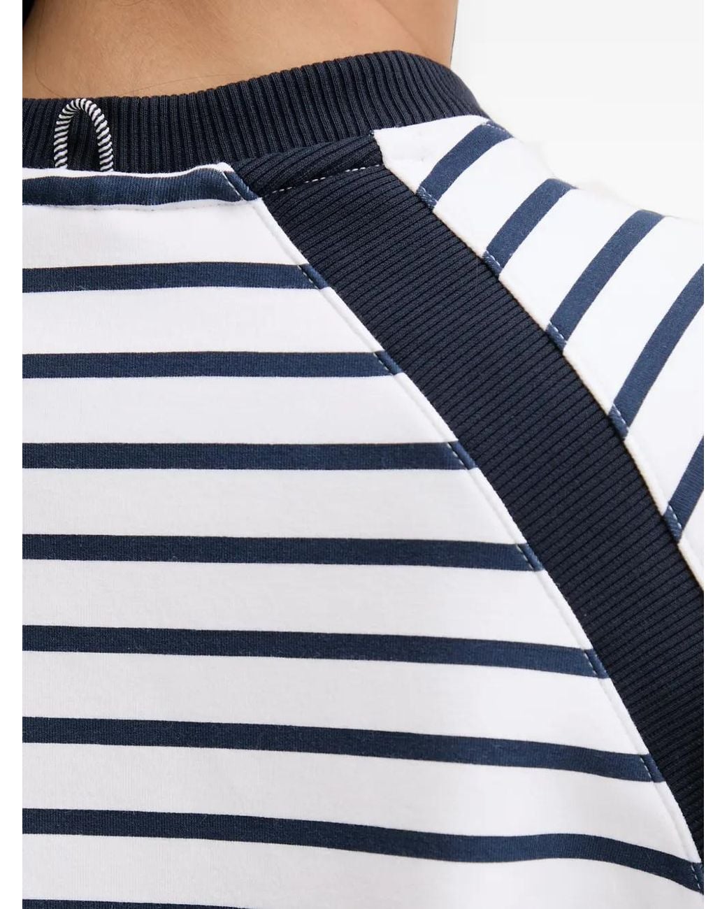 Helly Hansen Blue Capri Horizontal-Stripe Sweater