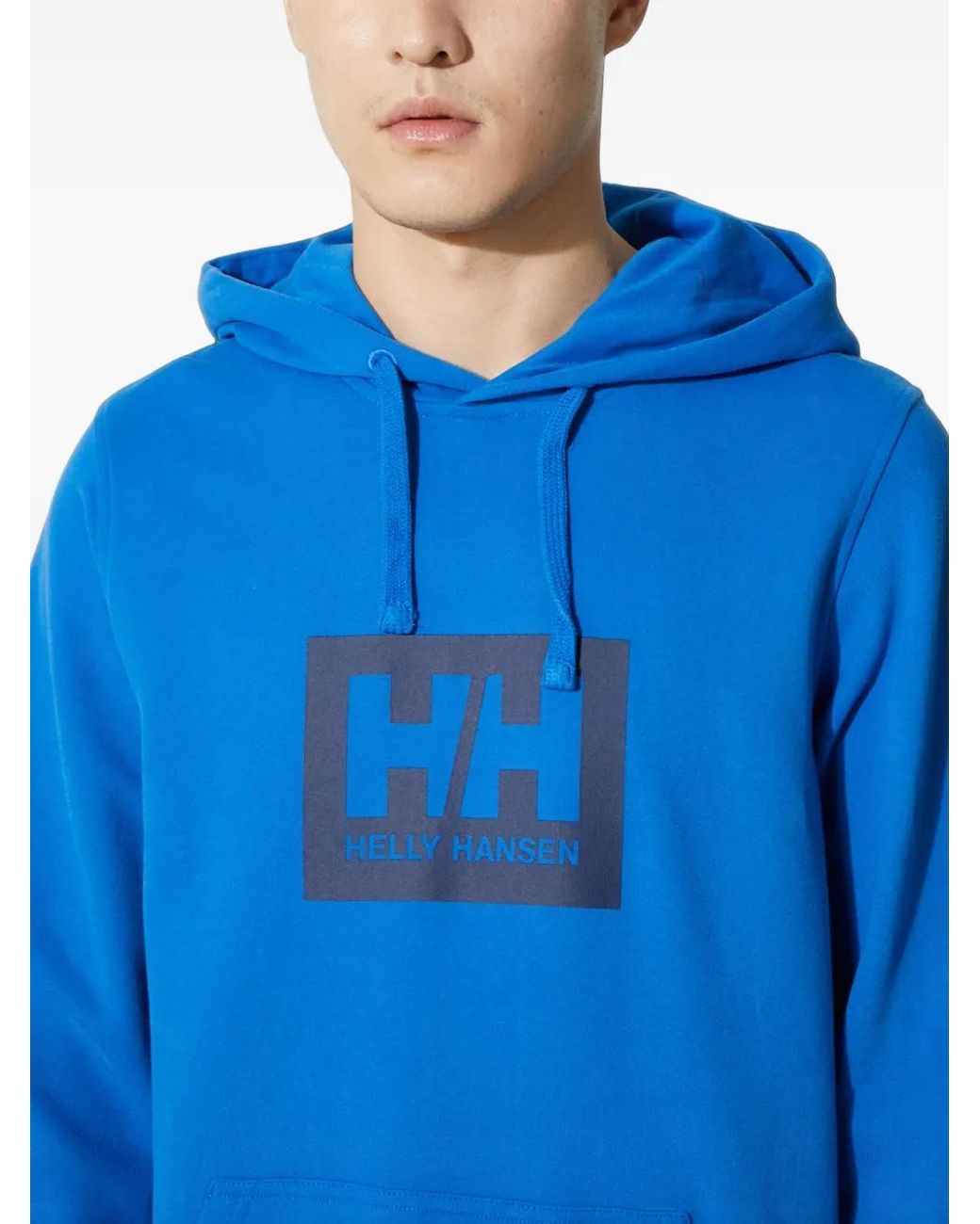 Sudadera Con Capucha Y Logo Helly Hansen de color Blue