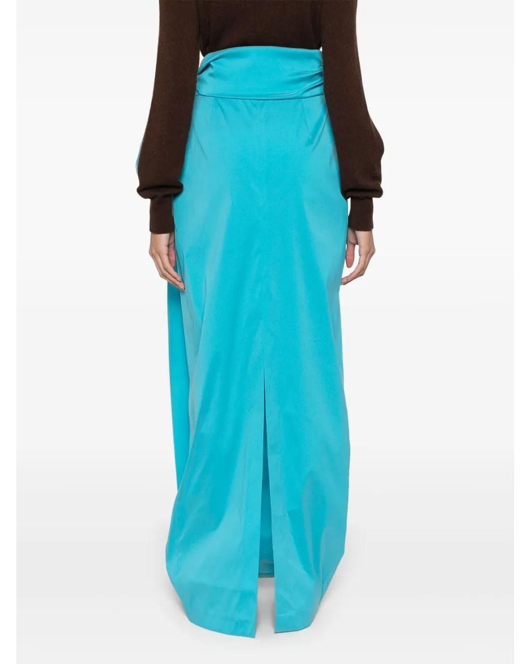 BERNADETTE Blue Bernard Maxi Skirt
