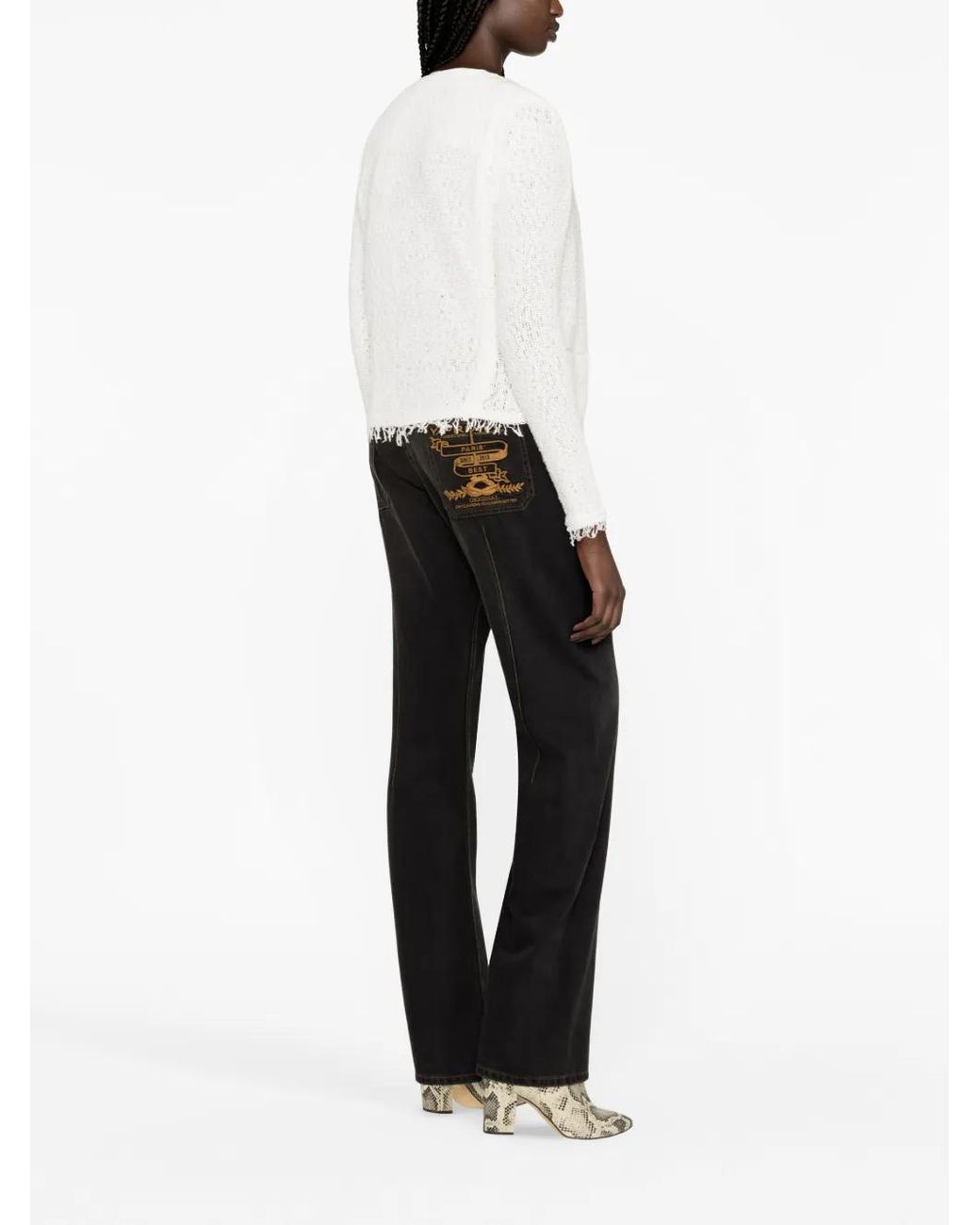 IRO White Shavani Cotton Jacket