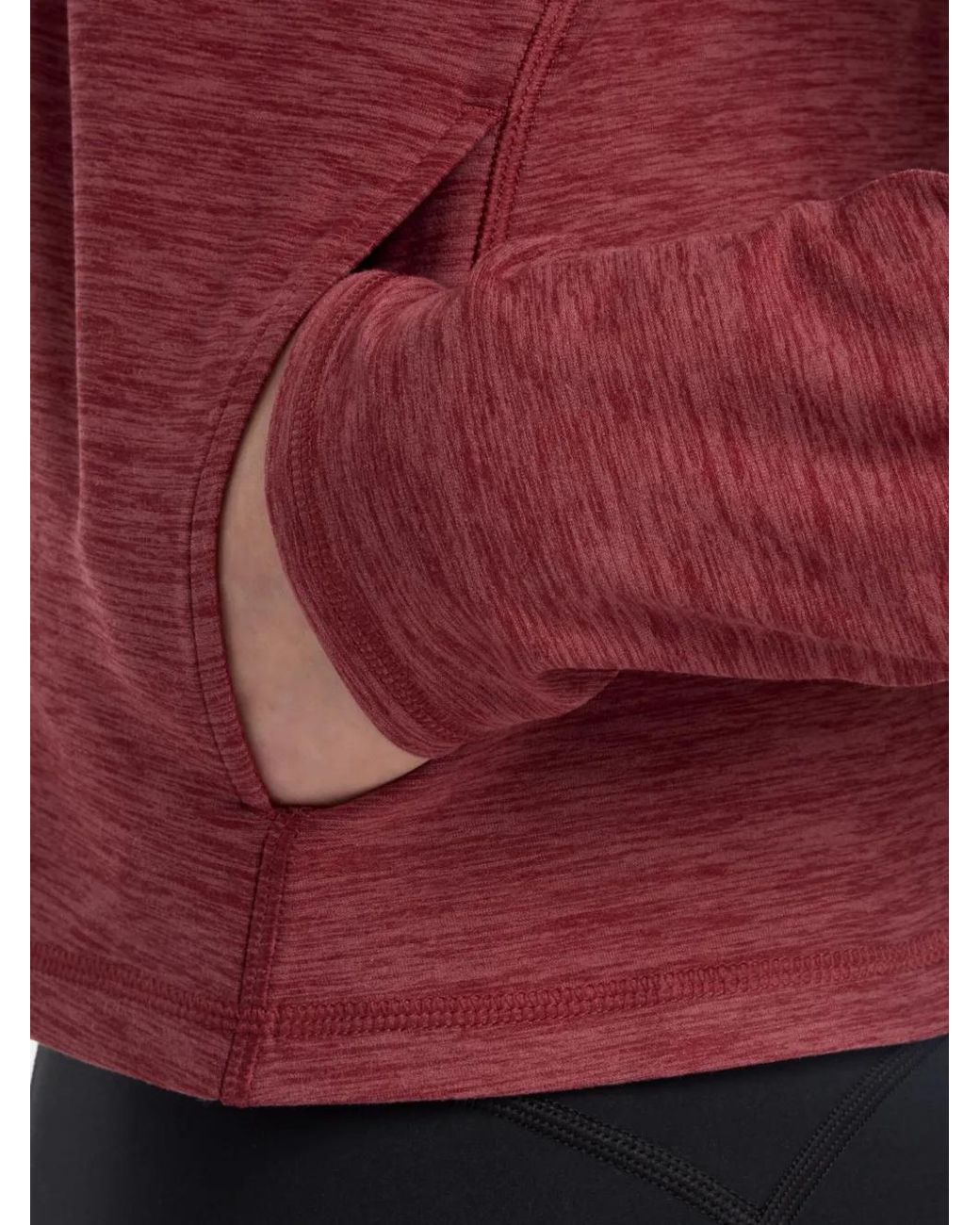 New Balance Red Space Dye Zip-Up Jacket