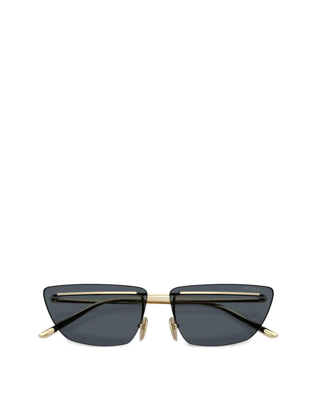 Prada Gray Cat-Eye Sunglasses
