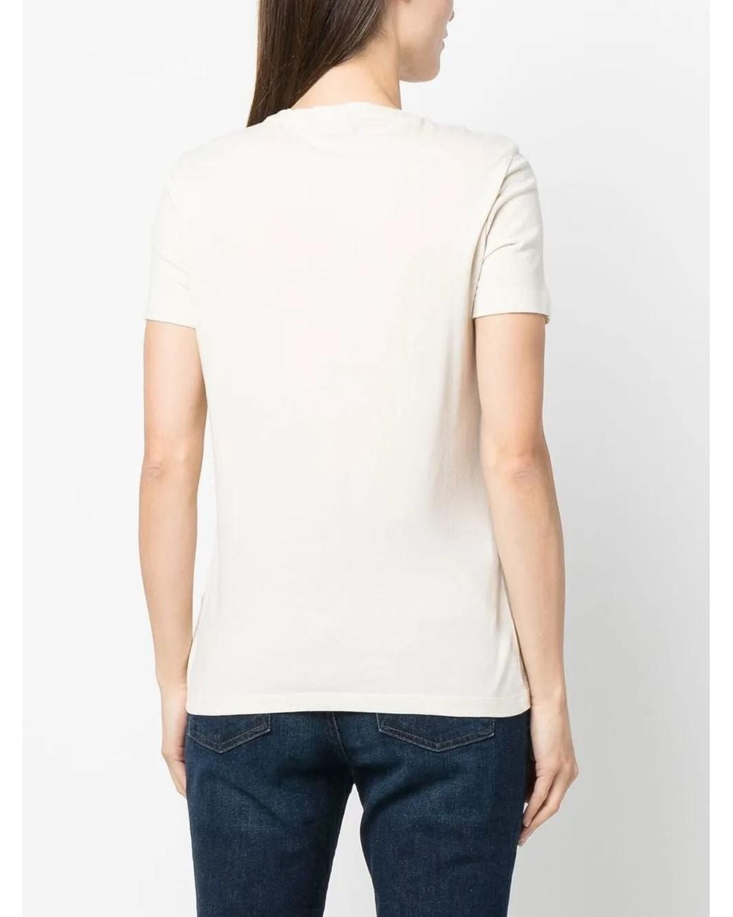 Ralph Lauren White Katlin Short-Sleeved T-Shirt