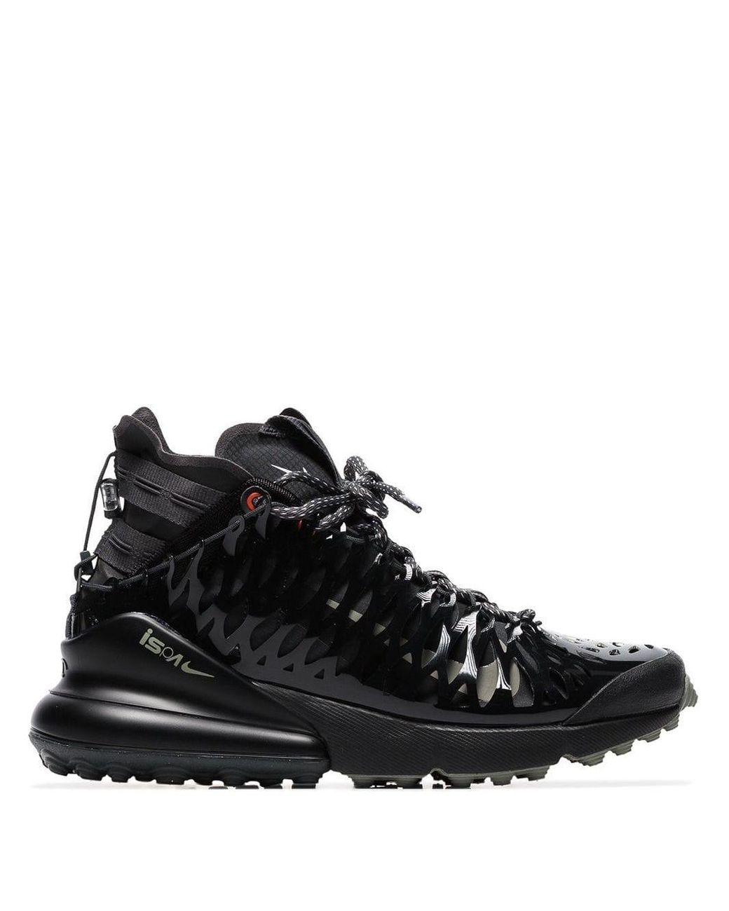 Nike Rubber Black Ispa Air Max 270 High Top Sneakers for Men | Lyst