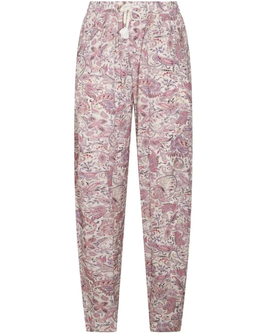 Isabel Marant Natural Drawstring Trousers