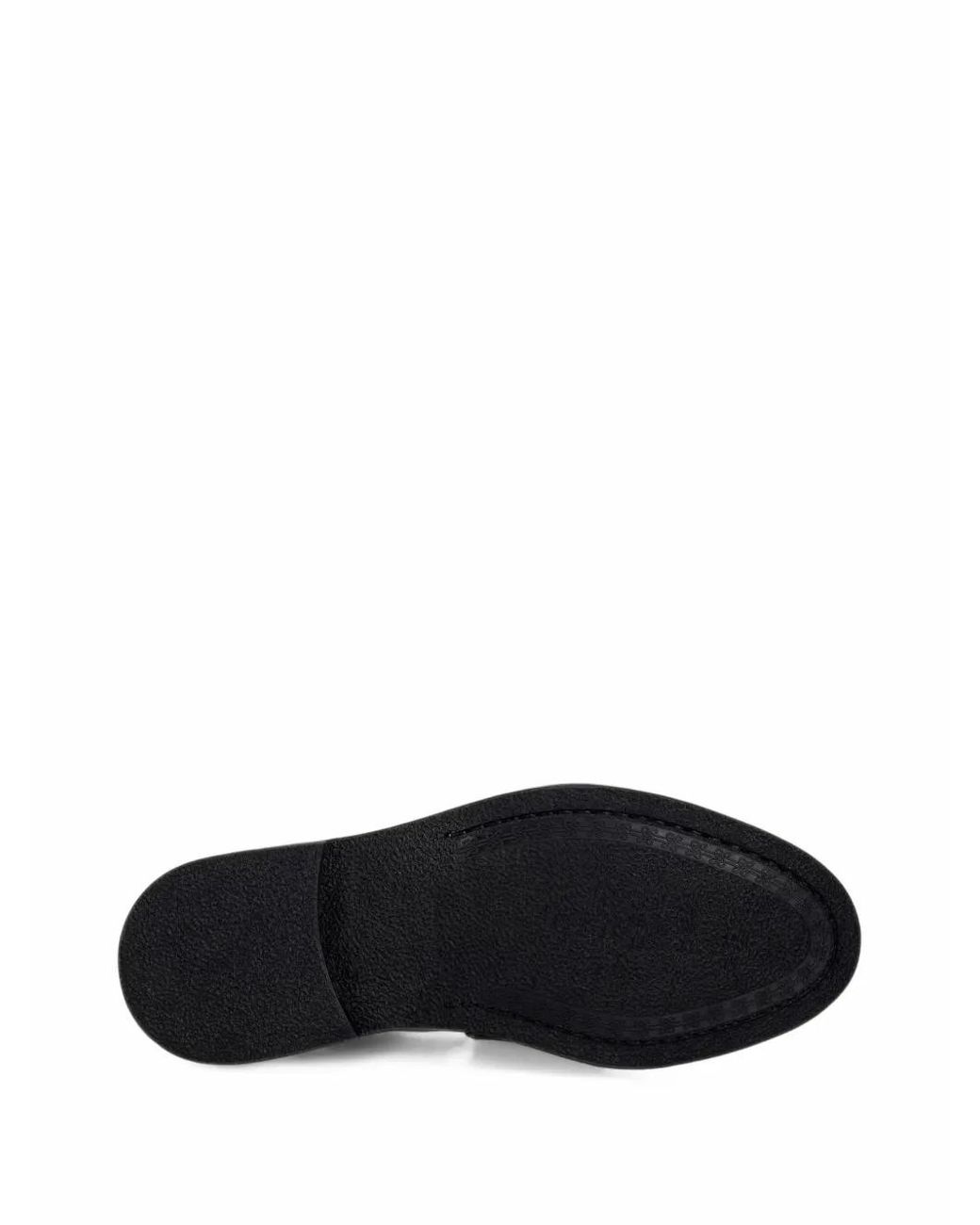 Filling Pieces Black Mocassins À Bride Mors Et Patch Ananas for men