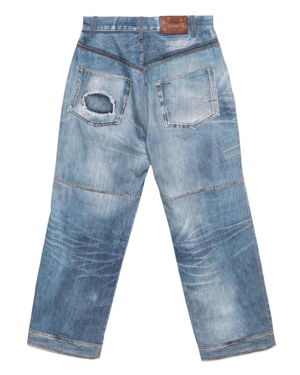 ANDERSSON BELL Blue Custom-Like Printed Denim