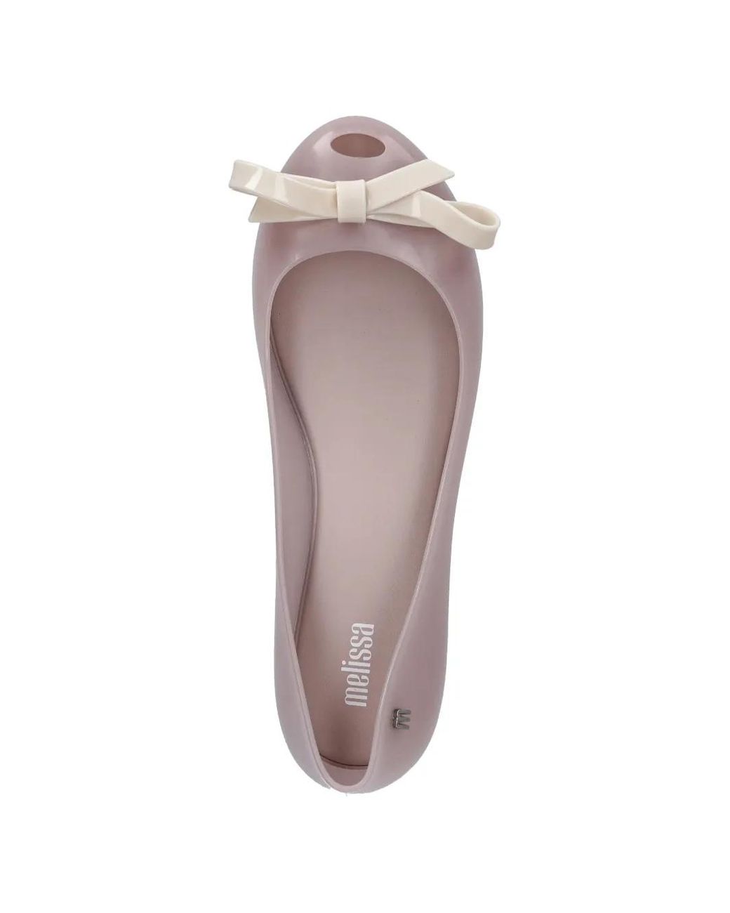 Melissa Pink Ballerines Ultragirl À Détail De Nœud