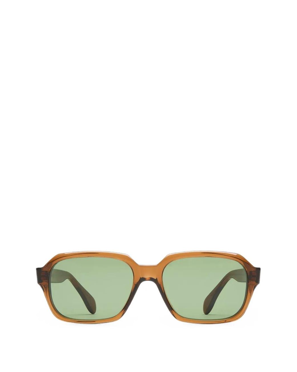 Fortela Green Less Square-Frame Sunglasses for men