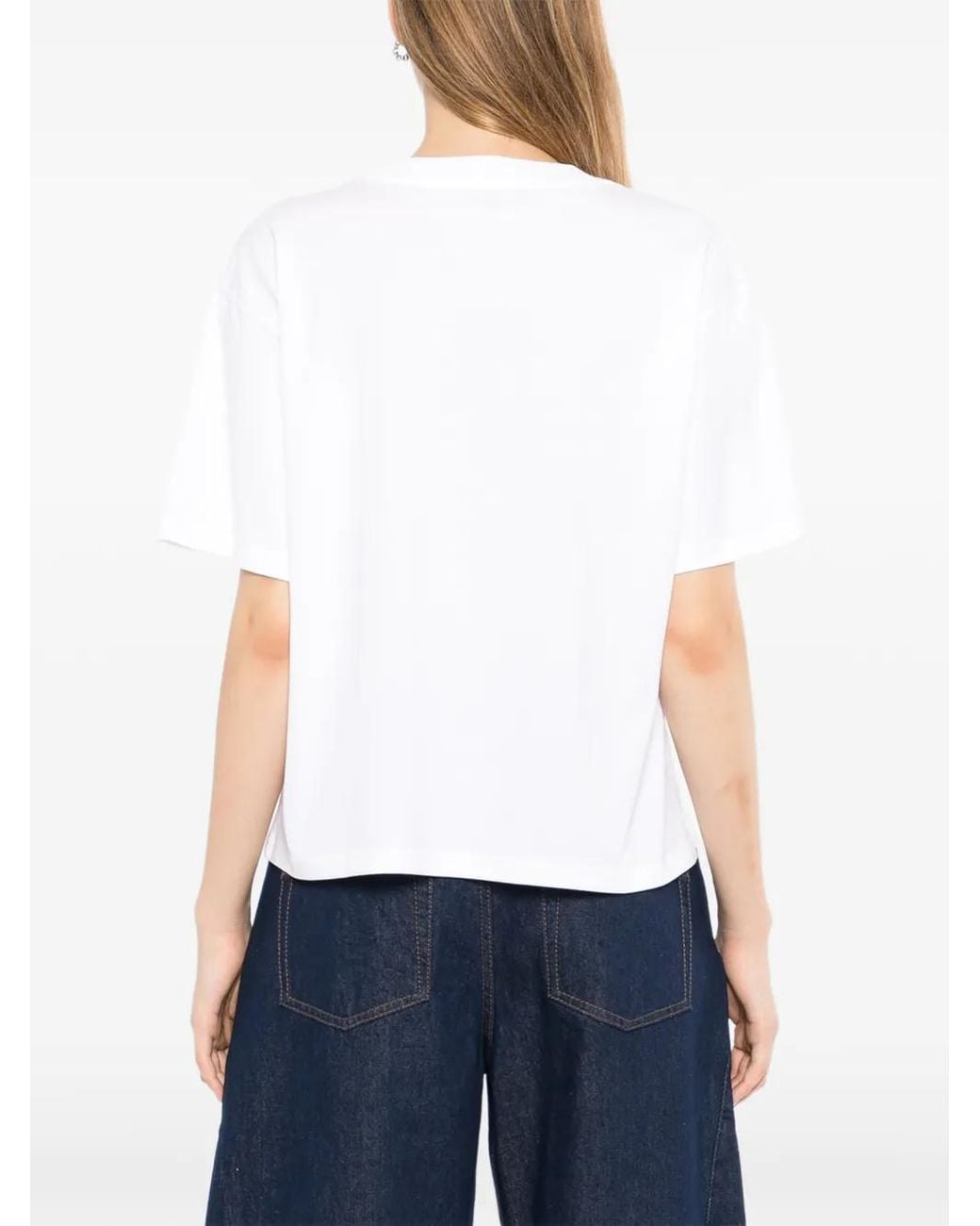 Melt White T-Shirt À Fleurs