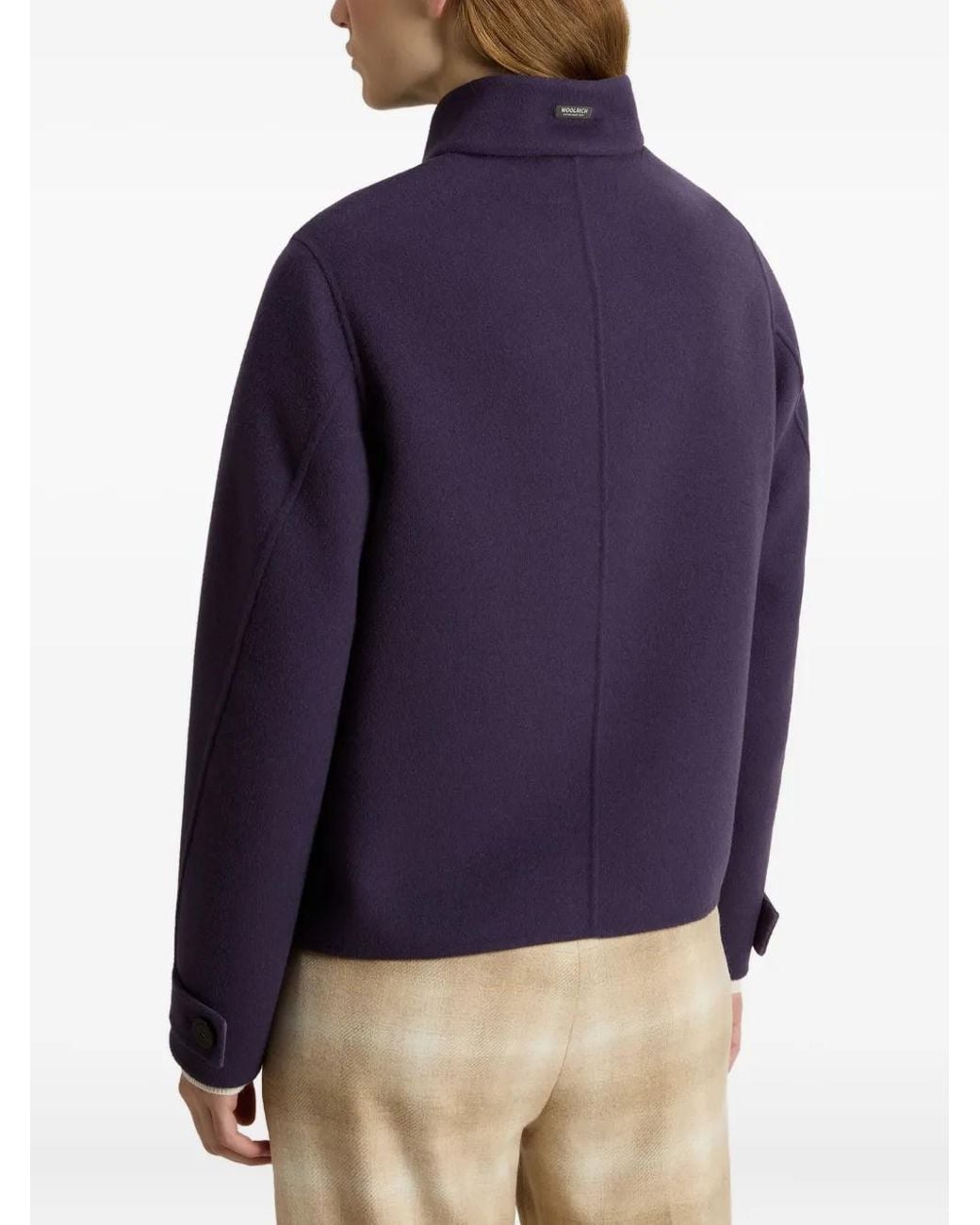 Woolrich Blue Double Flap-Pocket Jacket