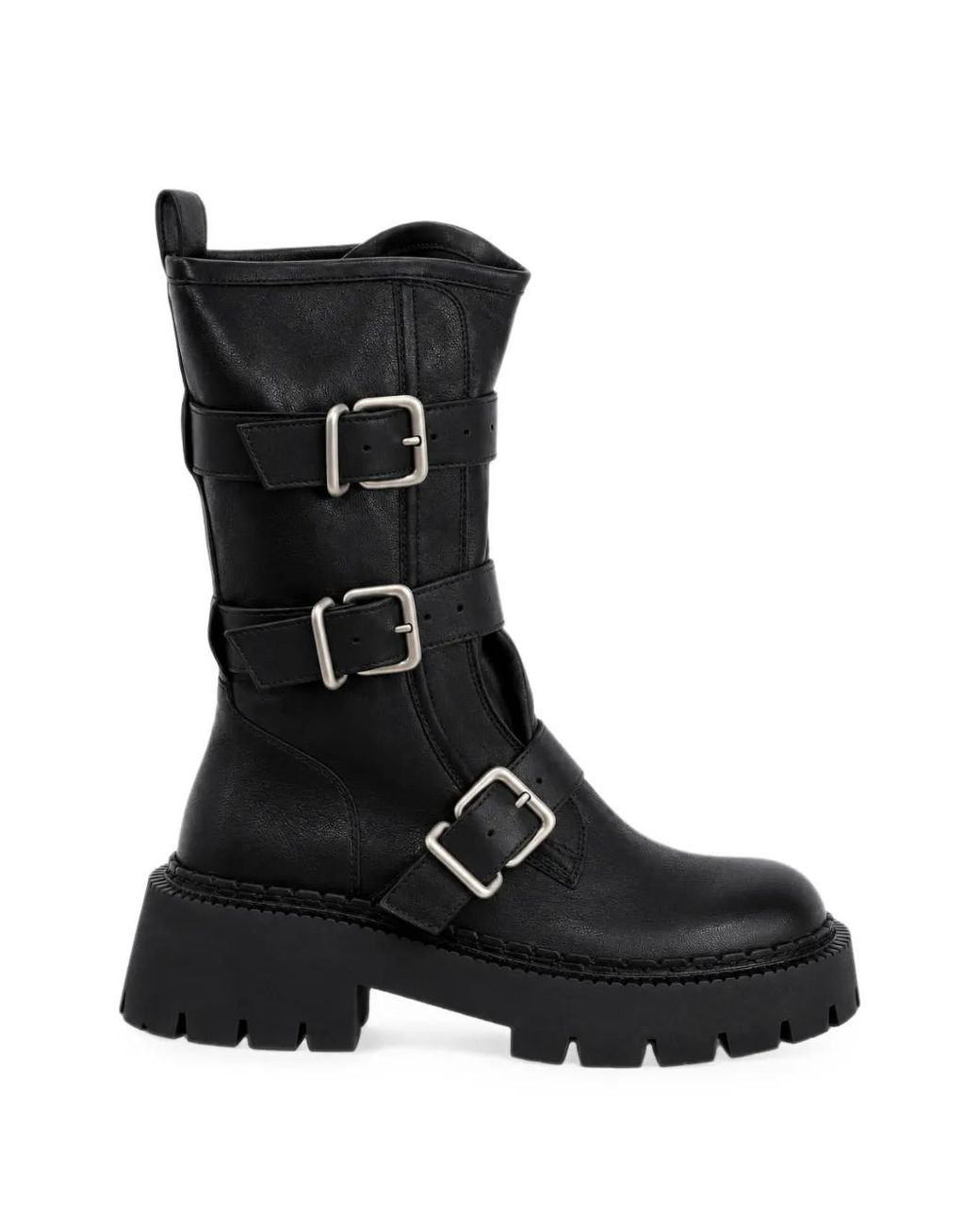 Vic Matié Black Bottines À Boucle
