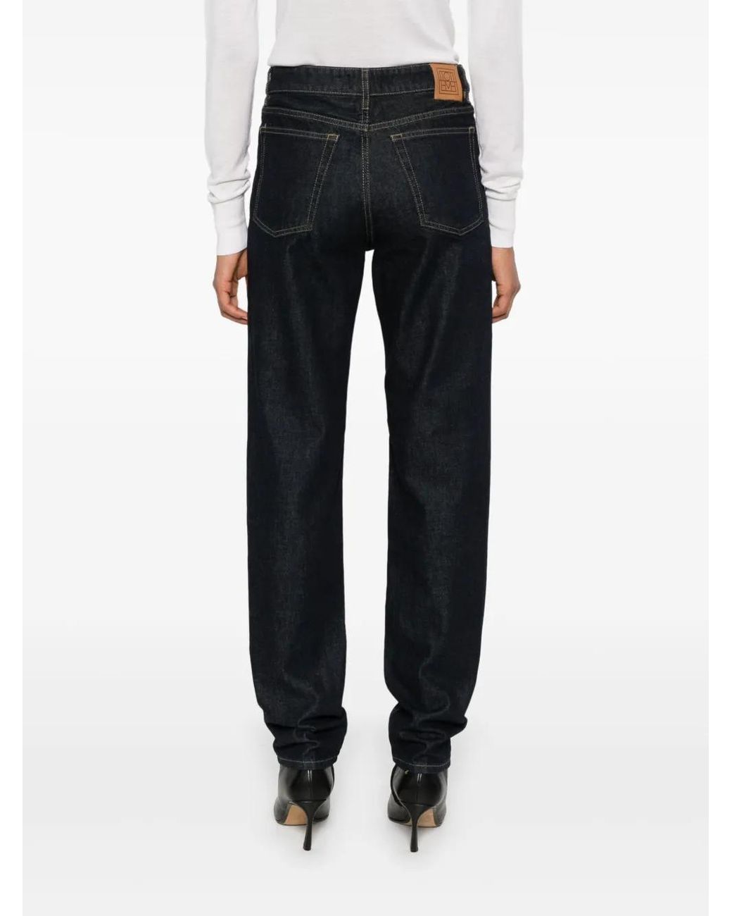Totême Blue Low Tapered Jeans
