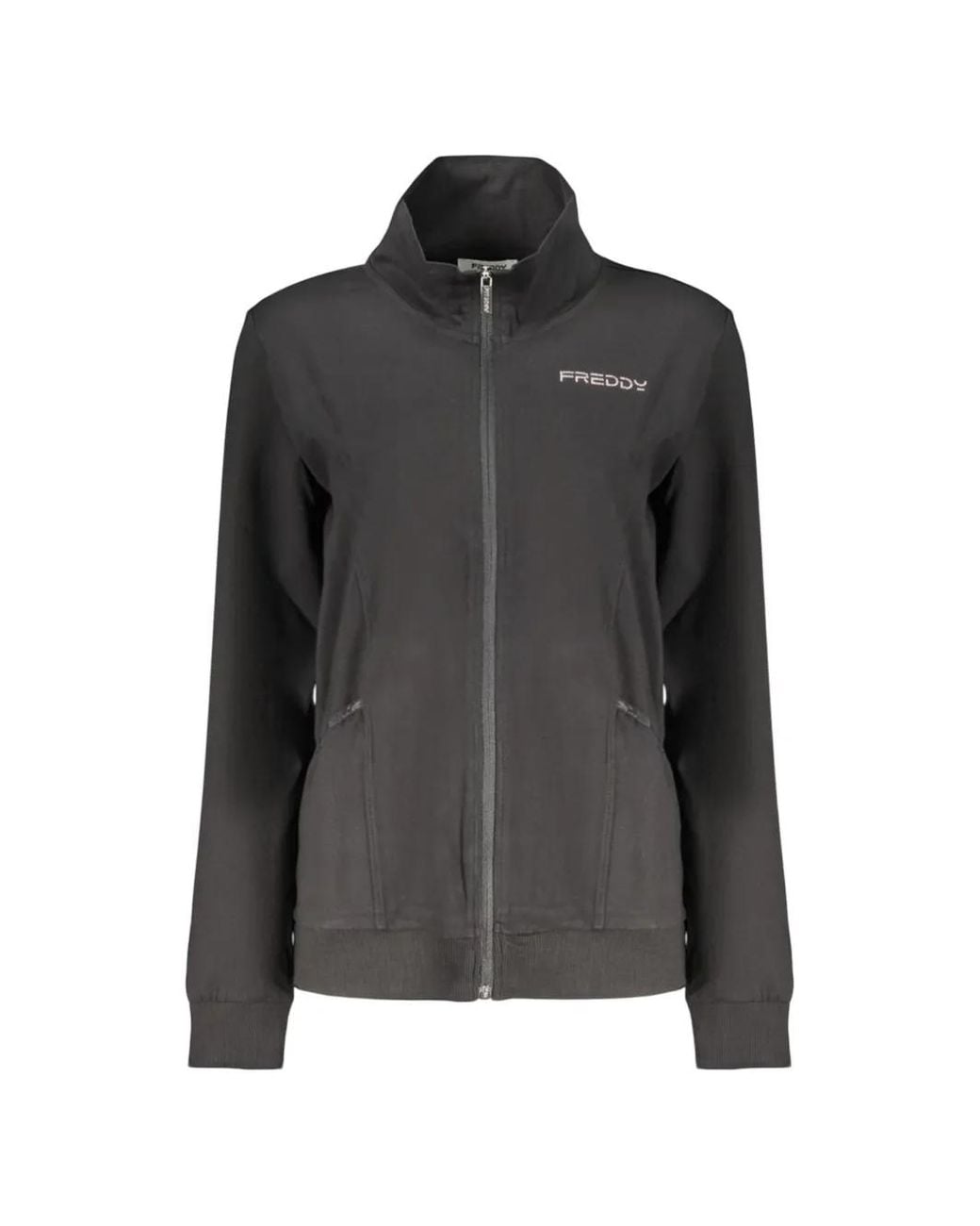 Freddy Black Sweat Zippé À Col Montant