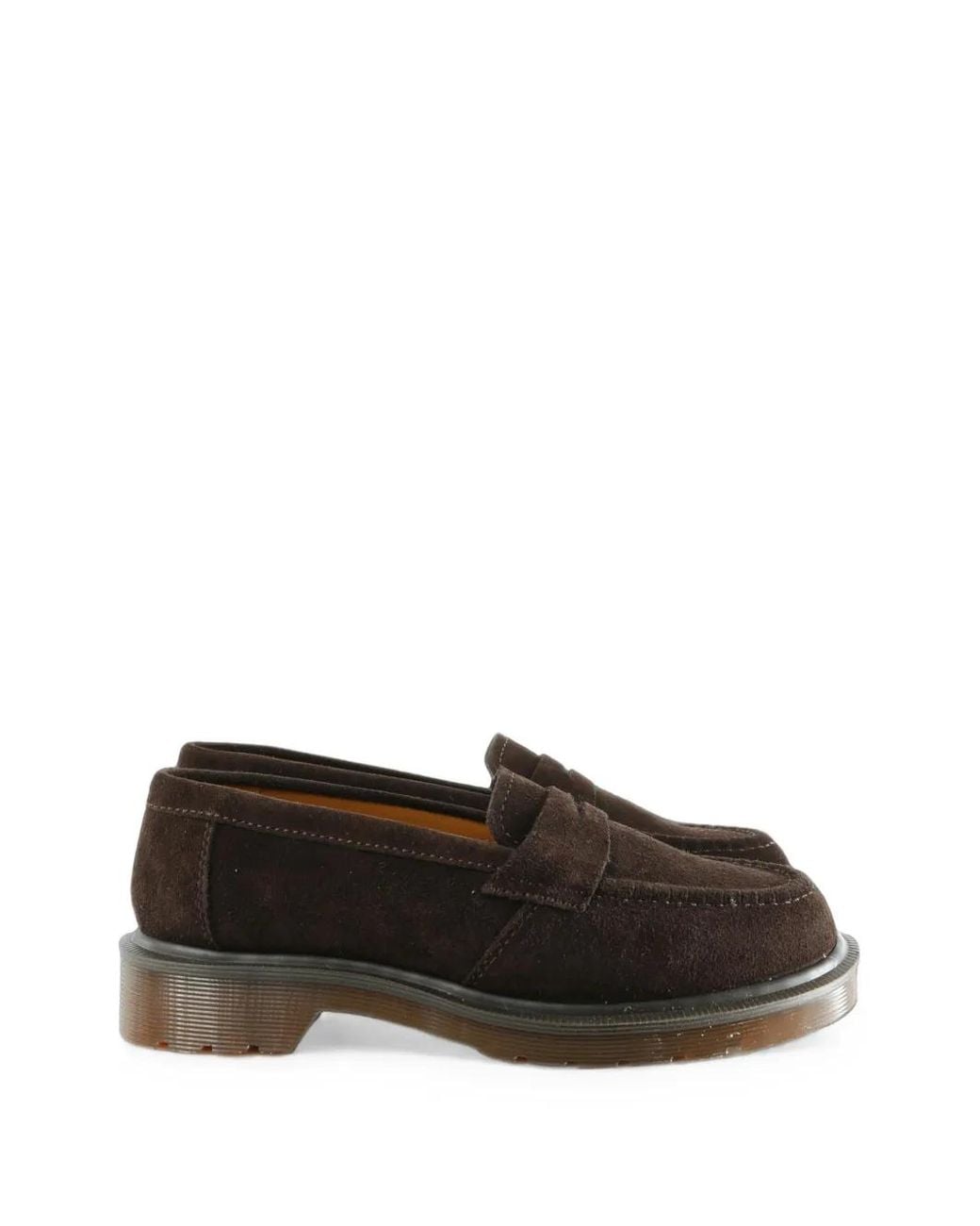Dr. Martens Black Delapre Suede Loafers