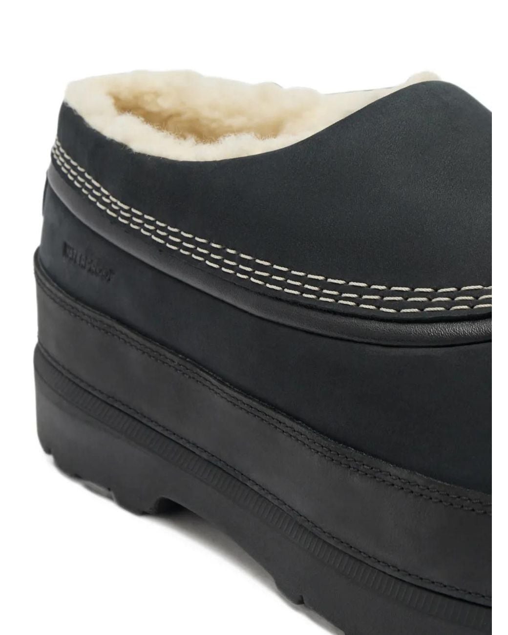 Sorel Black Ambler Suede Flat Mules