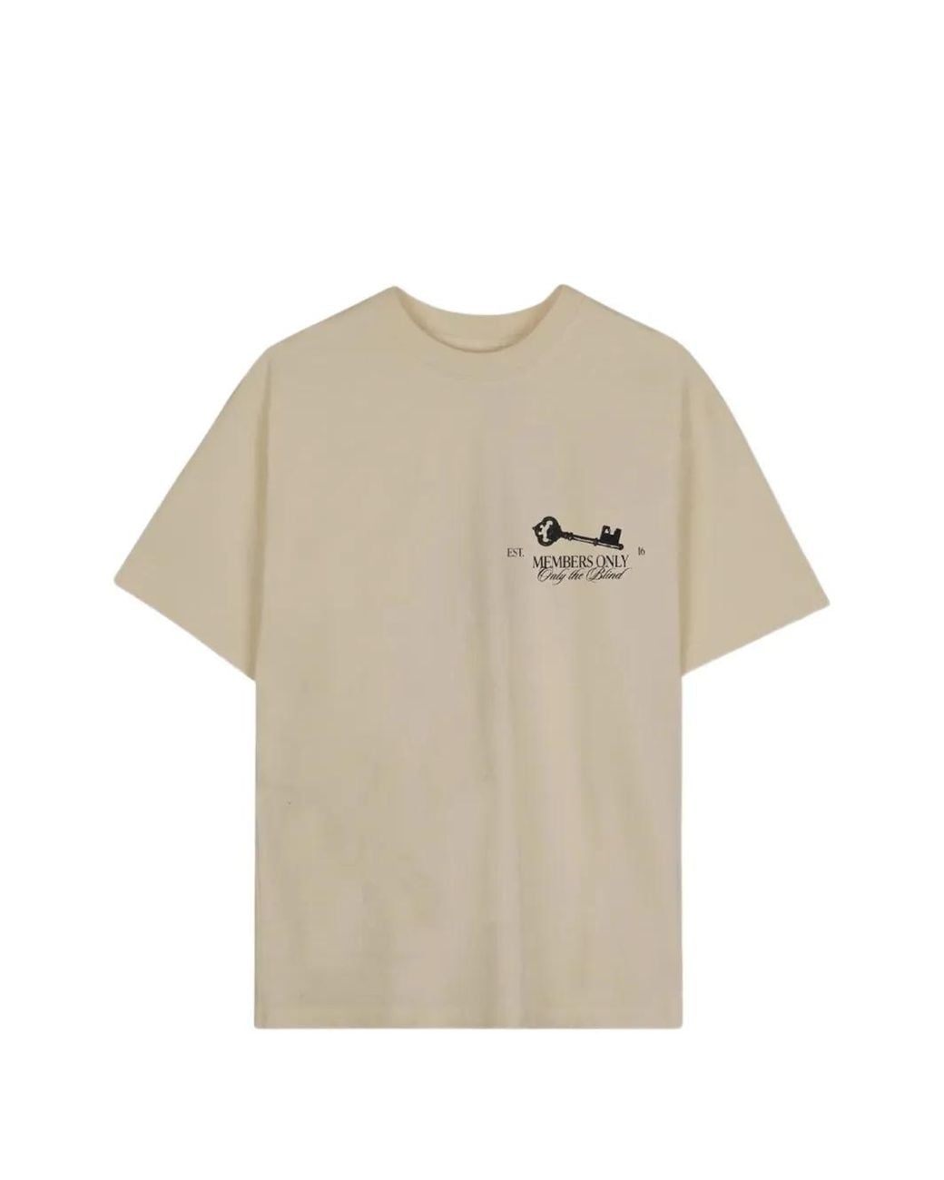 Only the Blind Natural Graphic-Print T-Shirt for men