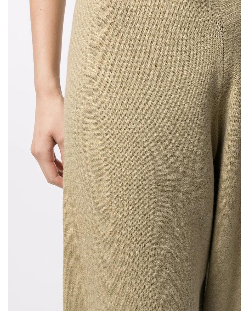 Proenza Schouler Natural Tapered Cropped Trousers