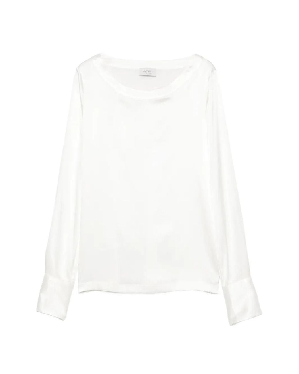 Mazzarelli White Angie Blouse