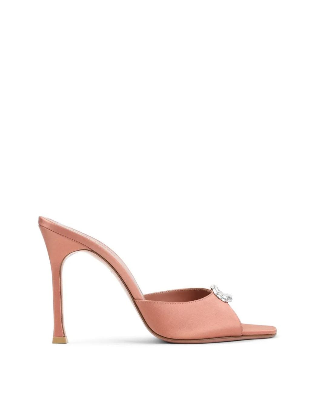AMINA MUADDI Pink Mini Camelia Slipper Sandals