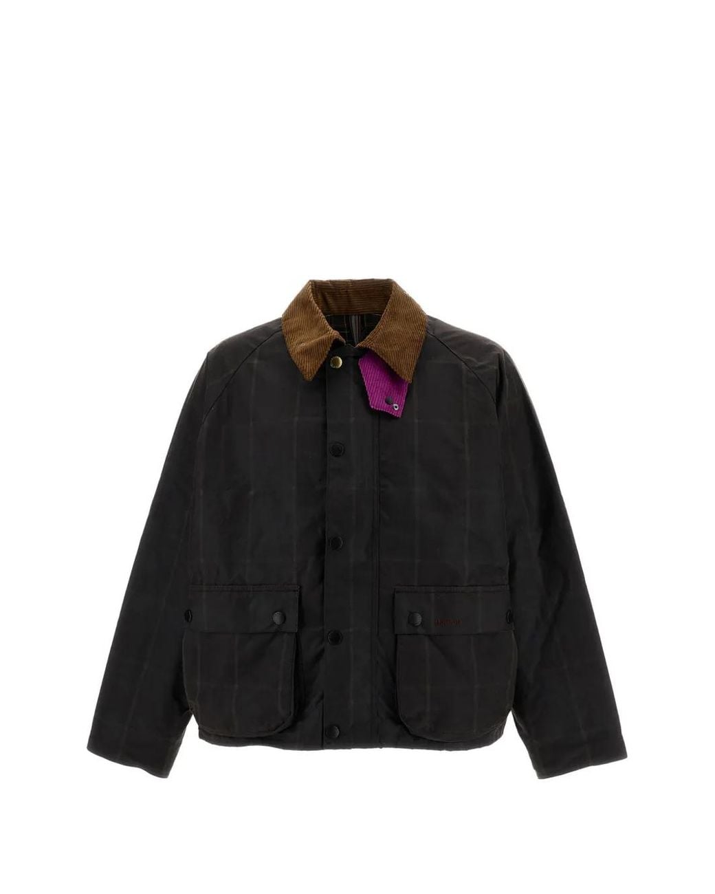 Barbour Black X Paul Smith Transport Jacket for men