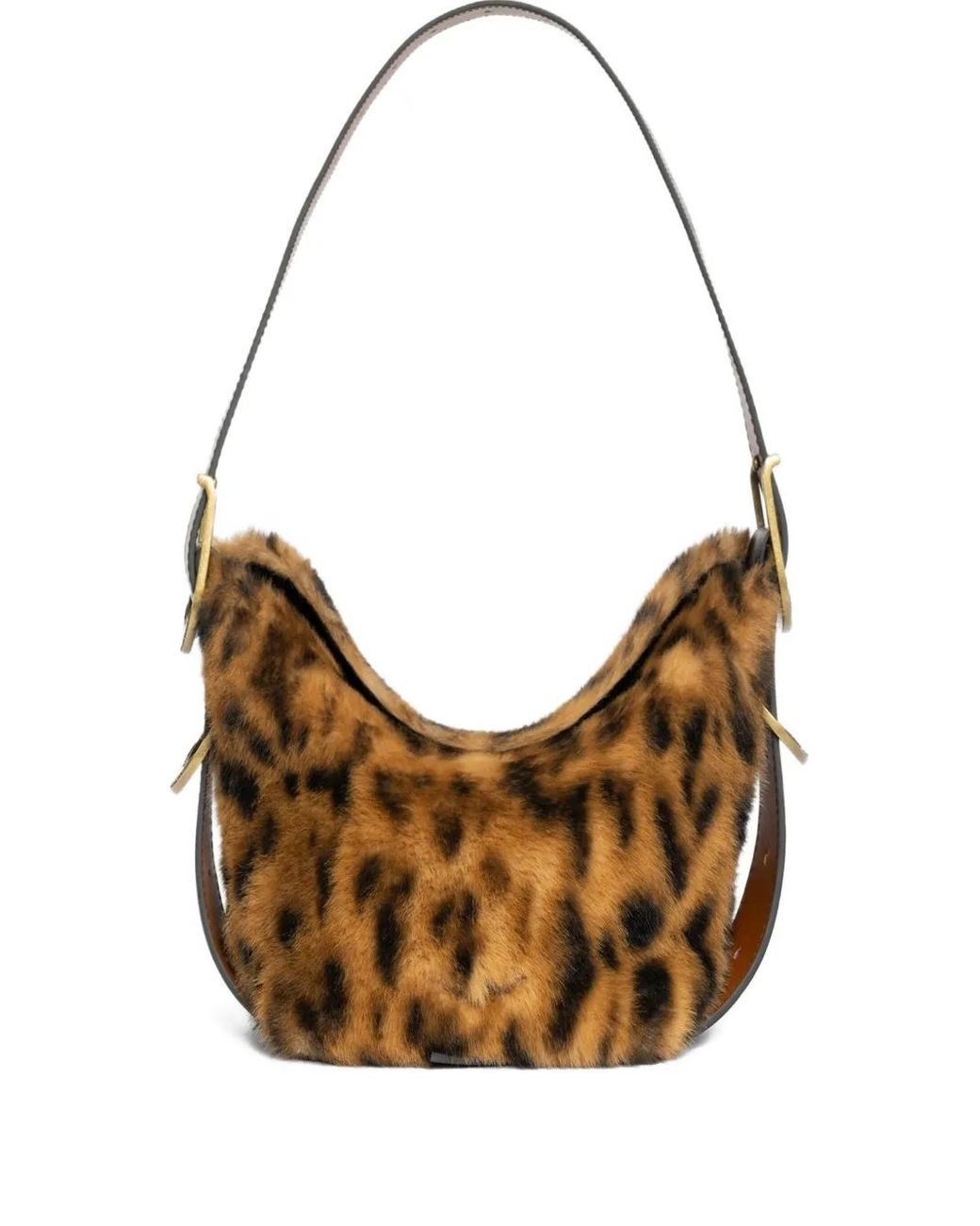 Zadig & Voltaire Brown Baby Jane Leopard Bag