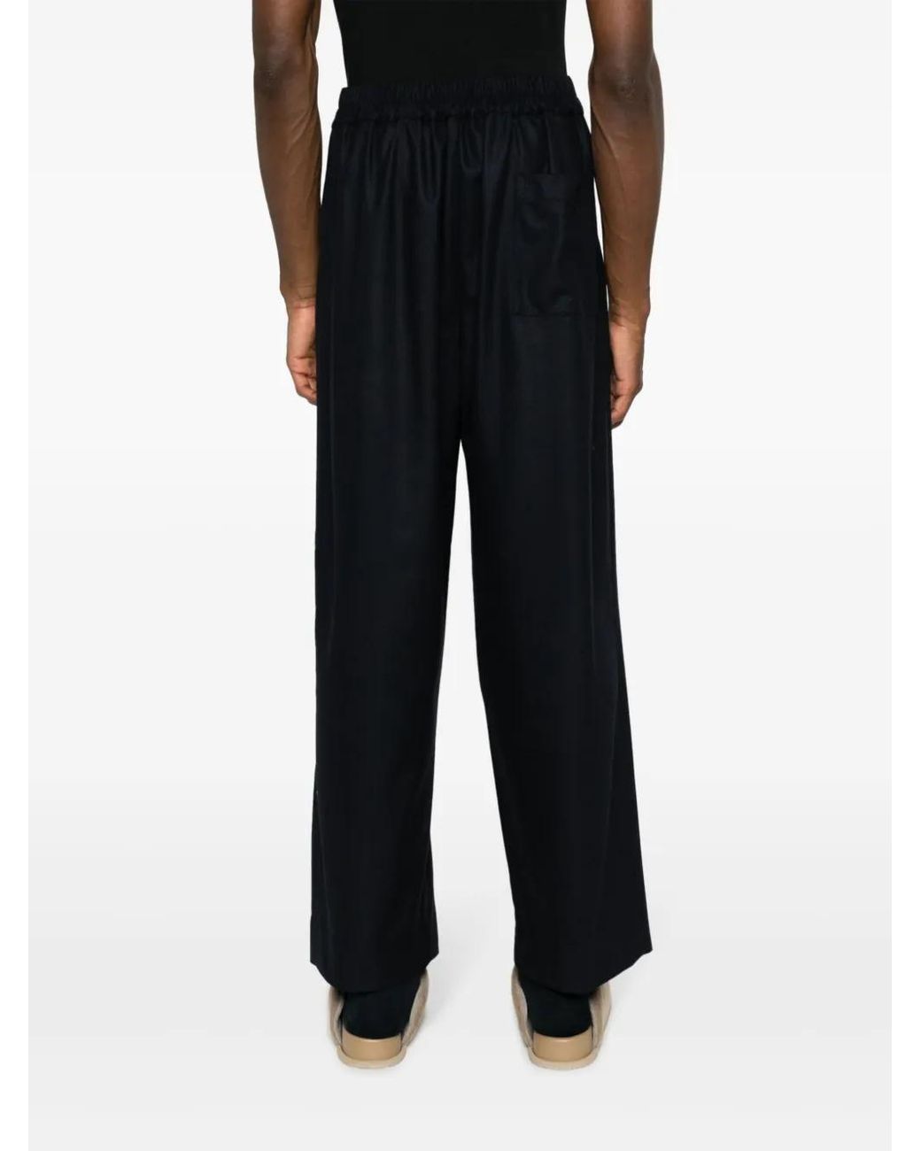 Laneus Gerade High-Waist-Hose in Blue für Herren