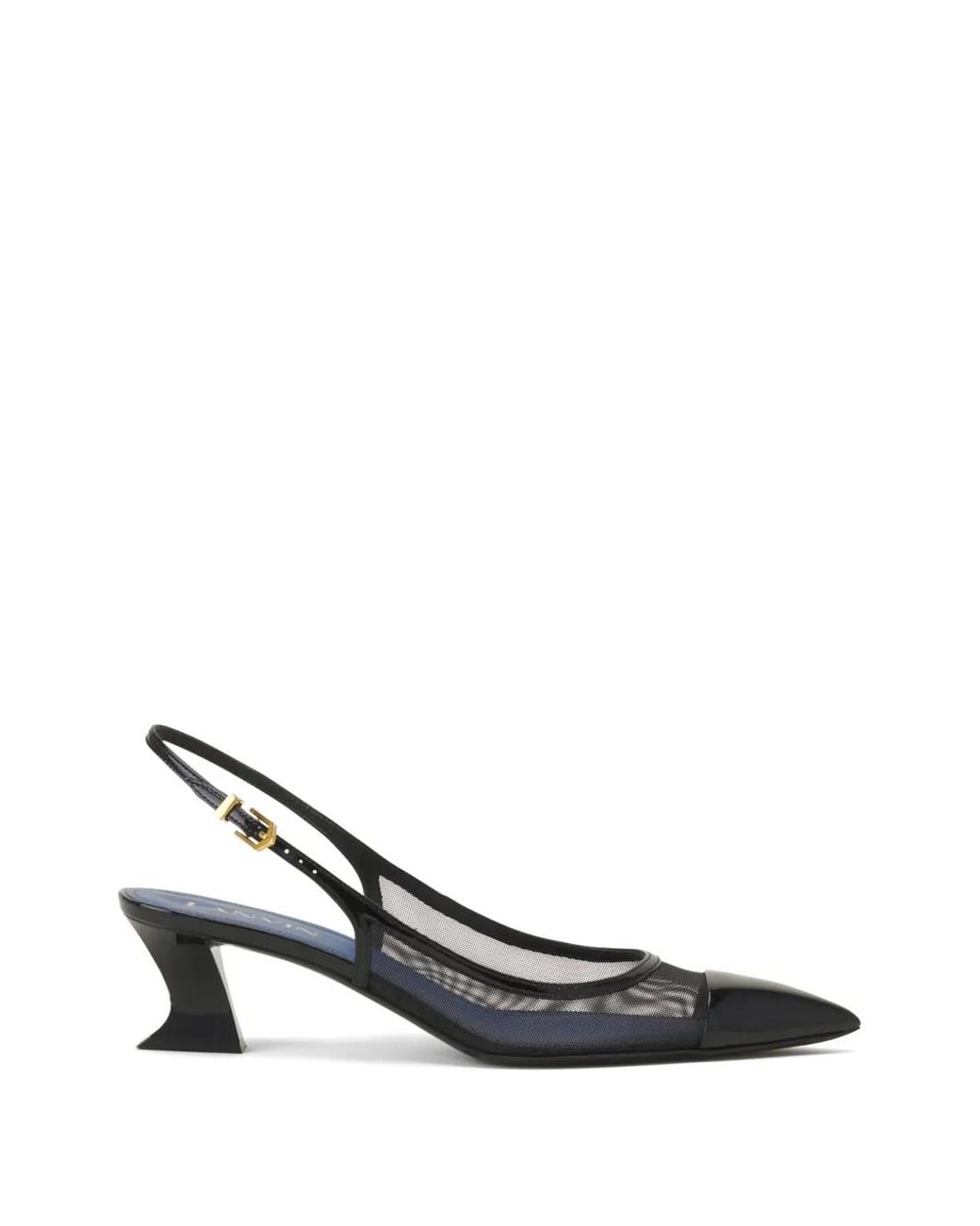 Lanvin White Nocturne Slingbacks