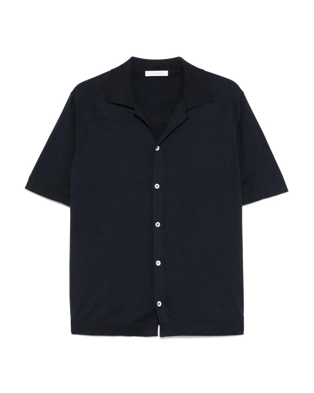 Cruciani Blue Fine-Knit Shirt for men