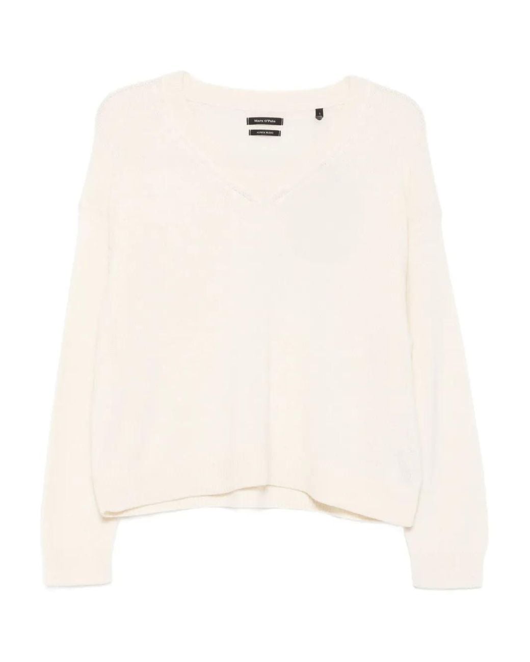 Marc O' Polo Natural V-Neck Sweater