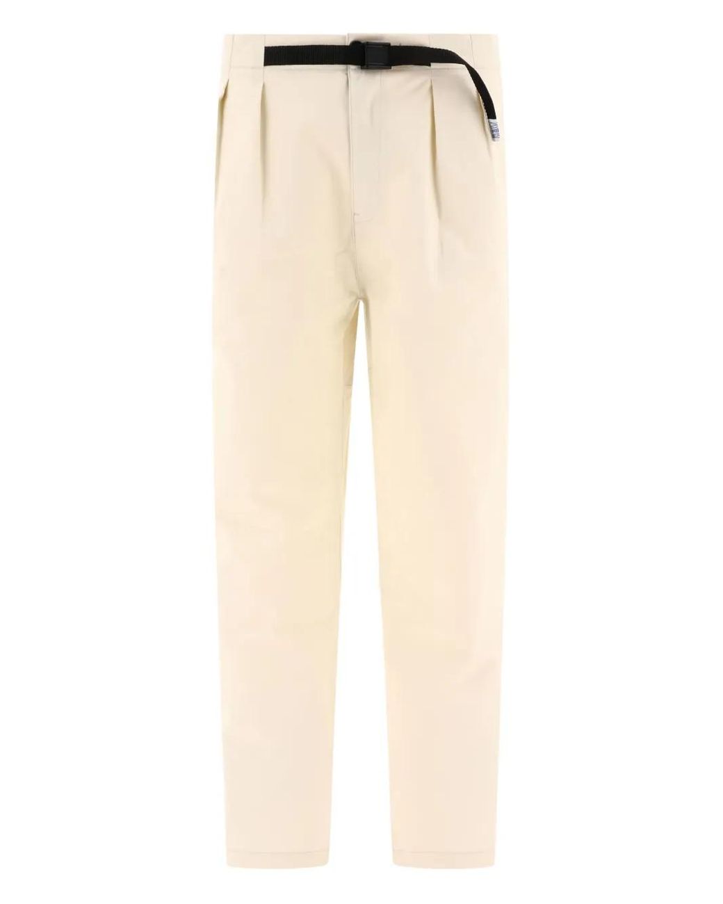ANDBLUE Natural Pleated-Front Trousers for men