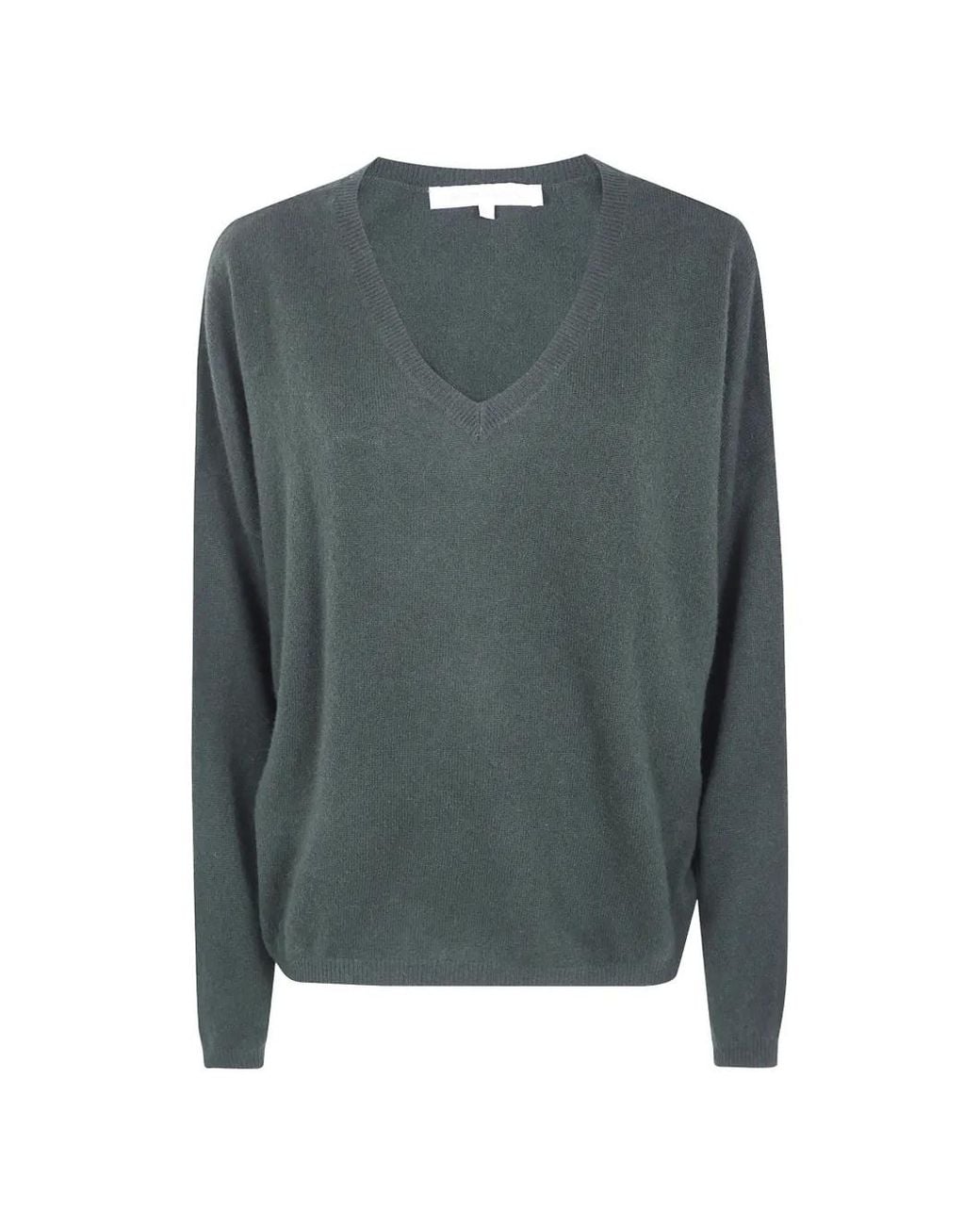 ABSOLUT CASHMERE Green Alicia V-Neck Cashmere Sweater
