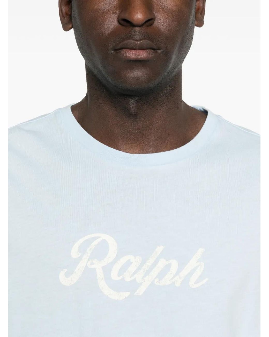 Polo Ralph Lauren Blue Short Sleeves Classic Print T-Shirt for men